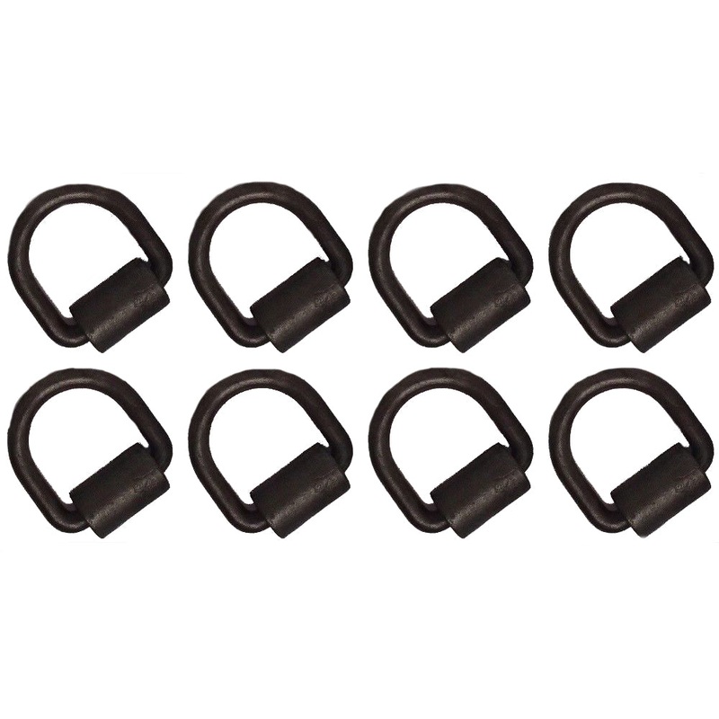 Qty 8: 1/2" Weld On D-Ring Fits Universal Products Replaces DR050-WLD