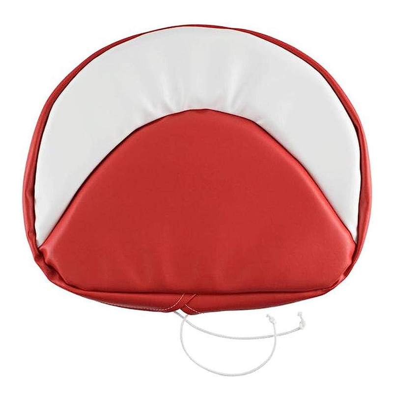 18" Red & White Seat Cover Fits Case/International Harvester Replaces R7073