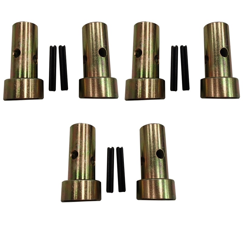 Qty 3: Cat. 1 Hitch Bushing Pair w/ Roll Pins Fits Speeco Replaces S14114400