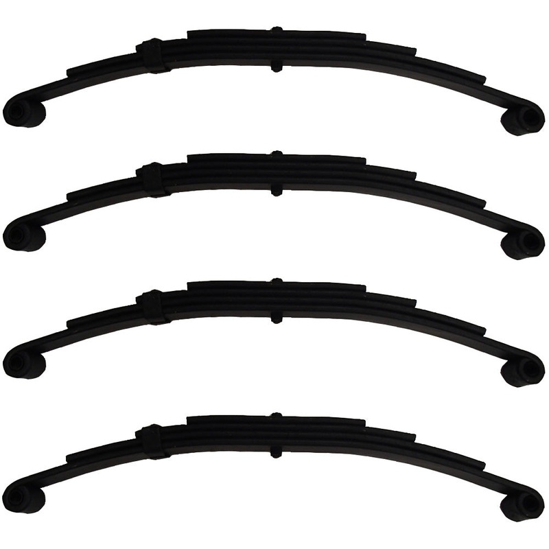 Qty 4: Trailer Leaf Spring (2500 lbs) Fits Universal Products Replaces 124886