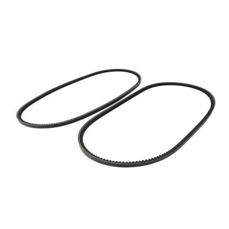 Belt - Fan Set of 2 fits Massey Ferguson 135 174-4 184-4 194-4 274-4 294-4 374S 384S 394S 3637597M1 890982M1 962184M1 fits Perkins 0070106 2614B143