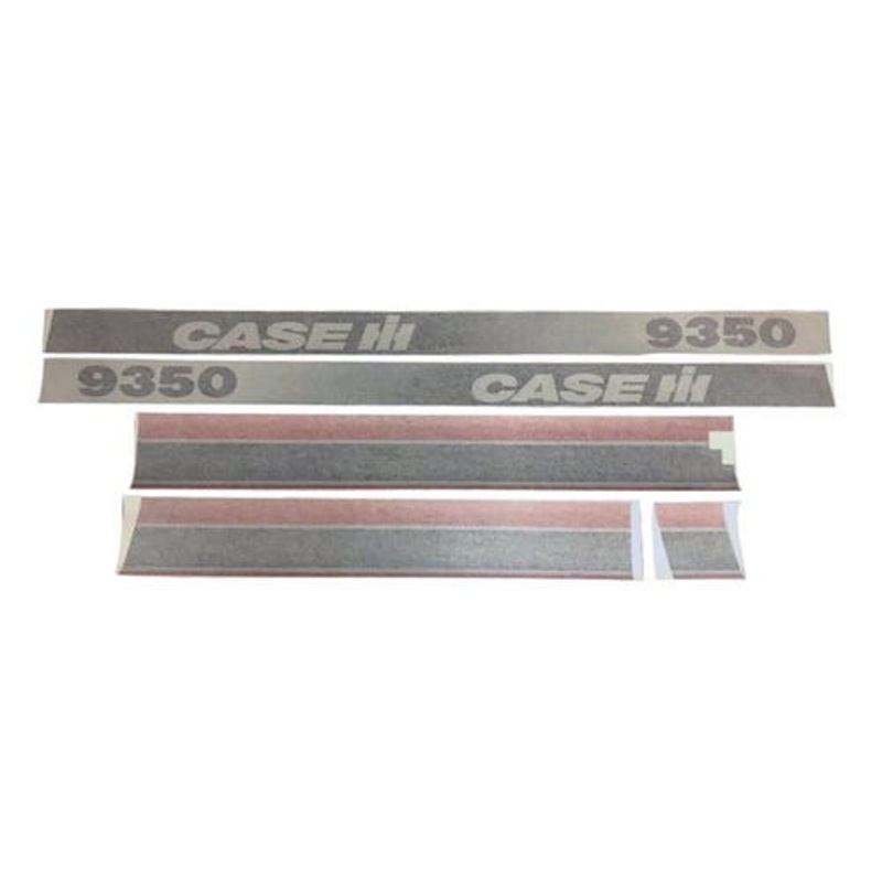 Hood/Cab Stripe Decal Set Gradient - Vinyl fits Case IH 9350