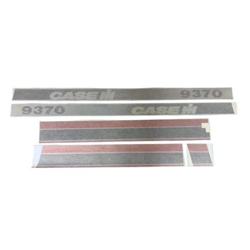 Hood/Cab Stripe Decal Set Gradient - Vinyl fits Case IH 9370