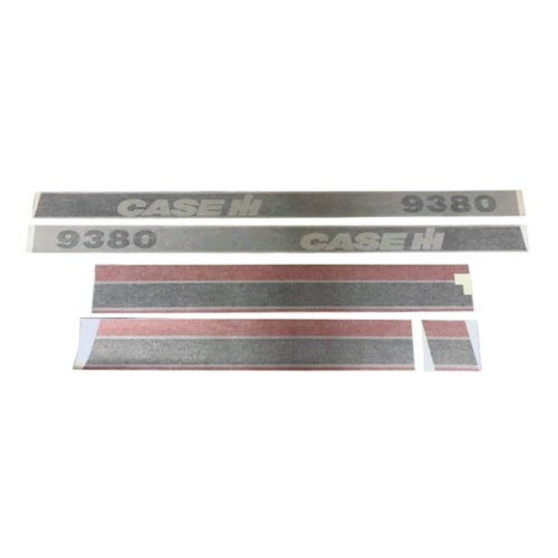 Hood/Cab Stripe Decal Set Gradient - Vinyl fits Case IH 9380