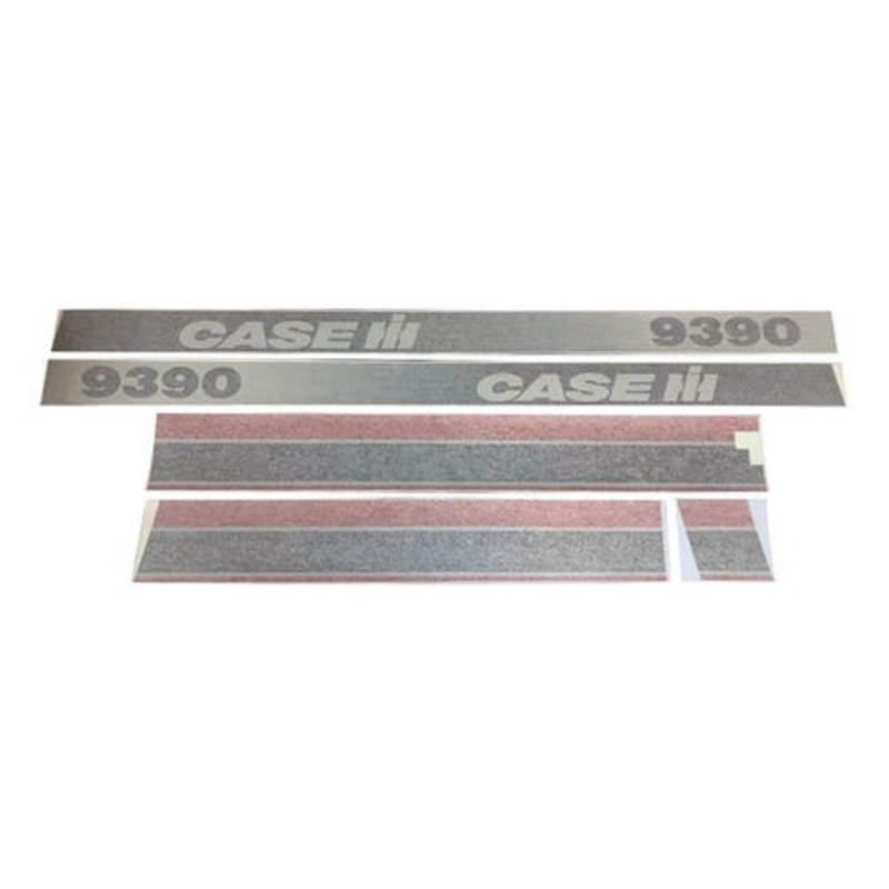 Hood/Cab Stripe Decal Set Gradient - Vinyl fits Case IH 9390