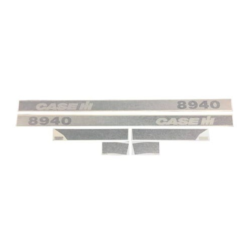 Decal Set Hood/Cab Stripe Gradient - Vinyl fits Case IH 8940