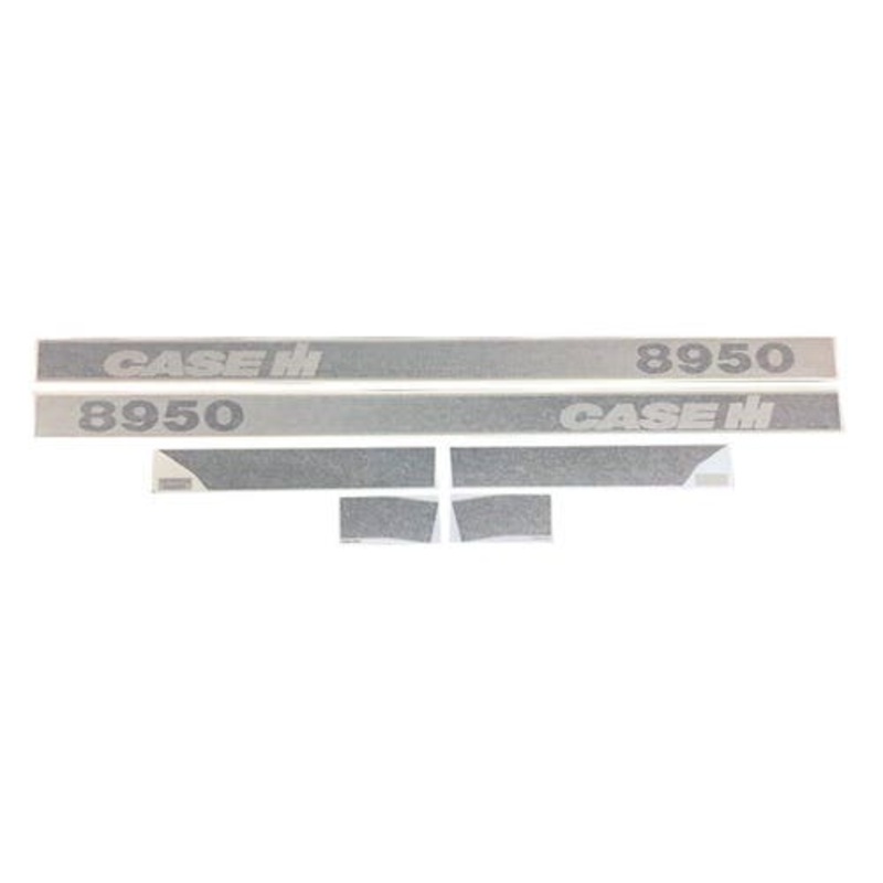 Decal Set Hood/Cab Stripe Gradient - Vinyl fits Case IH 8950