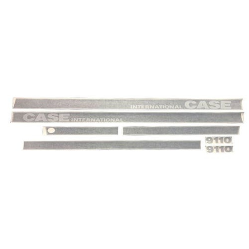 Hood/Cab Stripe Decal Set Gradient - Vinyl fits Case IH 9110