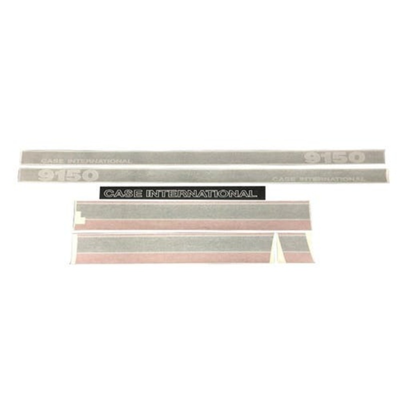 Hood/Cab Stripe Decal Set Large Number - Vinyl fits Case IH 9150