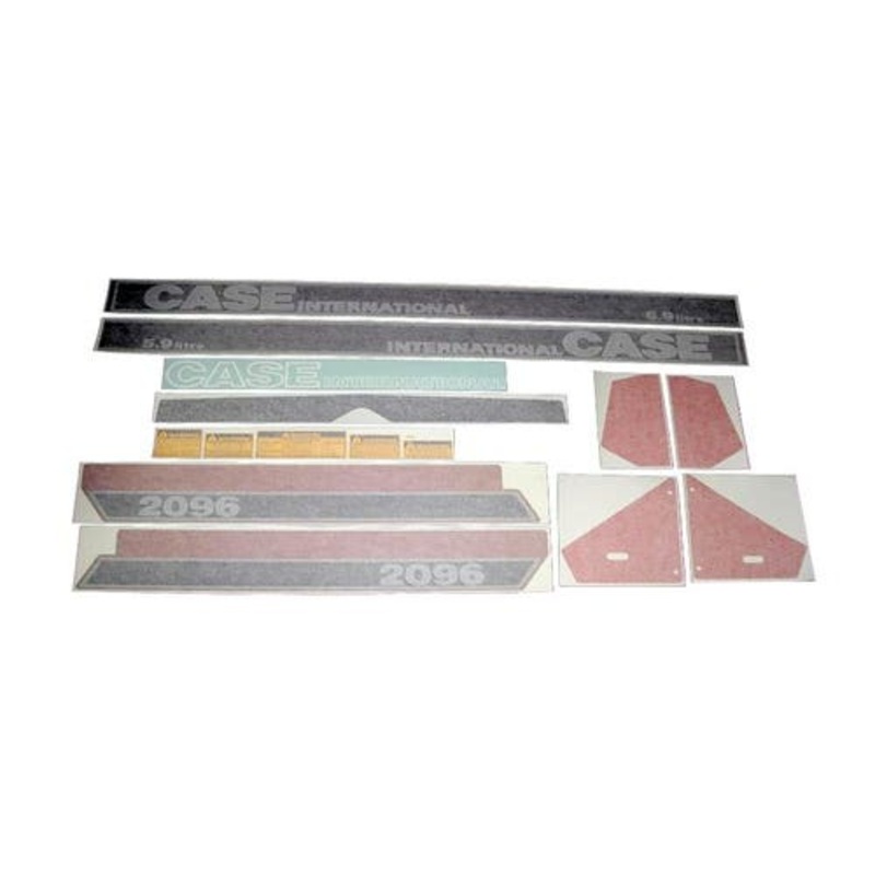 Cab Decal Set Early - Vinyl fits Case IH 2096
