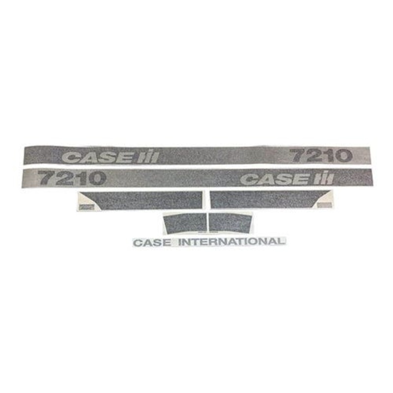 Hood/Cab Stripe Decal Set Gradient - Vinyl fits Case IH 7210