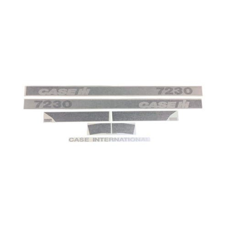 Hood/Cab Stripe Decal Set Gradient - Vinyl fits Case IH 7230
