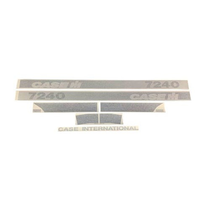 Hood/Cab Stripe Decal Set Gradient - Vinyl fits Case IH 7240