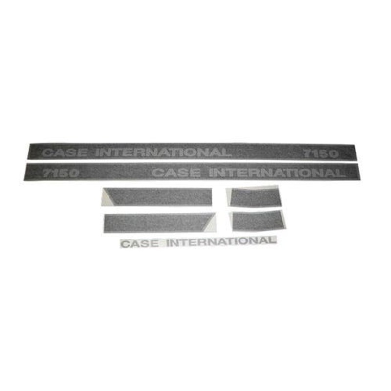 Hood/Cab Stripe Decal Set - Vinyl fits Case IH 7150
