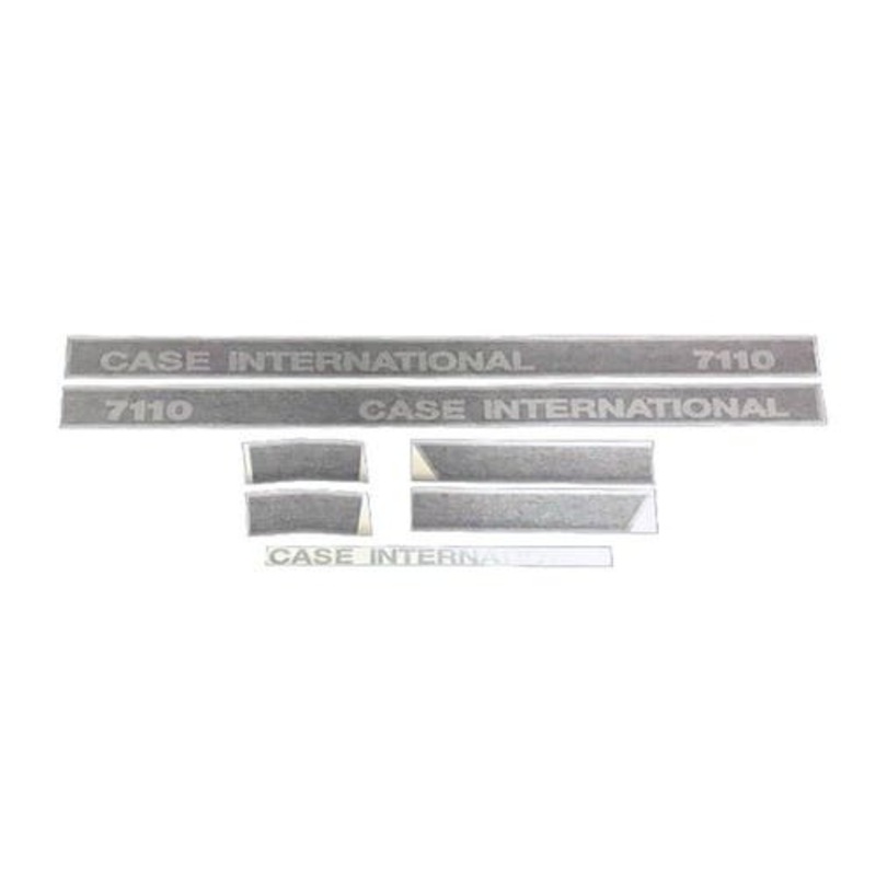 Hood/Cab Stripes Decal Set - Vinyl fits Case IH 7110