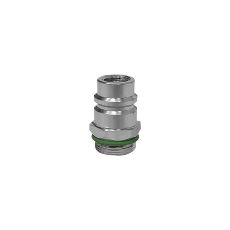 Service Port - R134a O.E. Low Side fits John Deere 450H 550H 650H 700H 700J 750C 850C 762B AT164903 fits Fendt 714 Vario 716 Vario F931.552.030.020