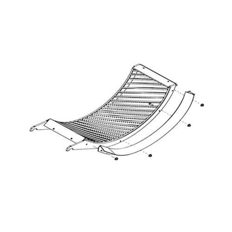 Concave Front fits Case IH 1640 1644 1660 1666 1670 2144 2166 2366 CIHCH1640F 430960A1-HB AV102020