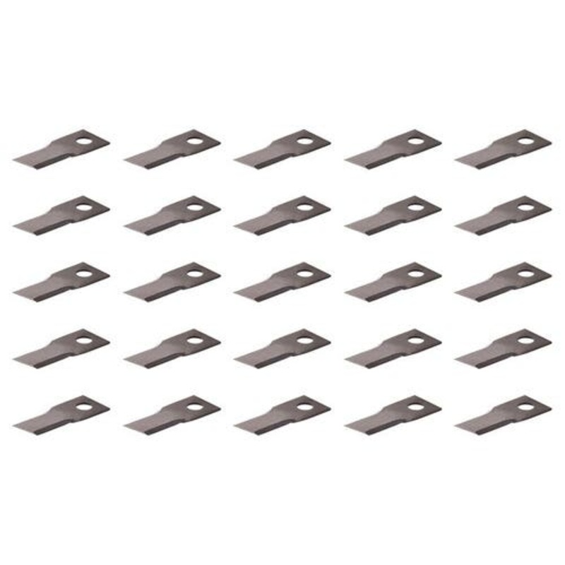 Disc Mower Blade Right Hand 25 Pack fits John Deere 920 930 945 946 535 E80208 fits New Holland 853819 fits Case IH 86625669 fits Gehl 113269