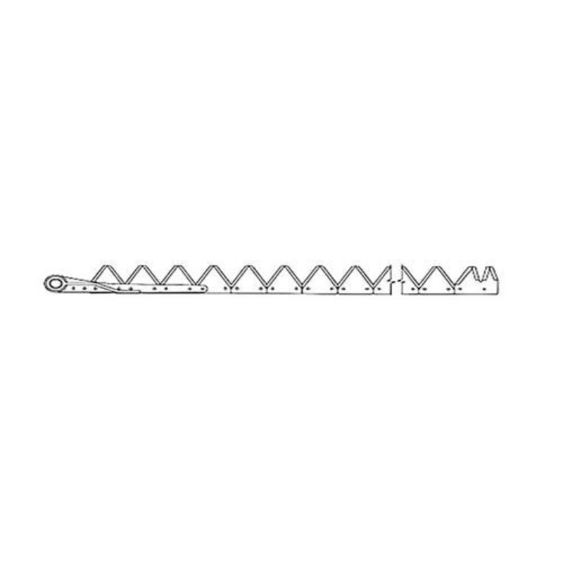 Sickle Assembly - 7' Black Top Serrated Riveted fits New Holland 1100 9622744 fits Case IH 1281292C92 1281292C91 S35-3939 83A588 826720C3