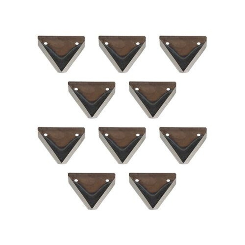 Sickle Section - Smooth Black 12 Gauge 10 Pack fits John Deere 6620 9400 9500 9600 Z6451H fits Ford 141197 fits Allis Chalmers 70802535