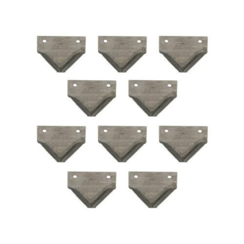 Sickle Section - Top Serrated Black 11 Gauge 10 Pack fits International 303 315 403 503 1482 810 634793R1 fits Case IH 634793R3 634793R2 AV101985