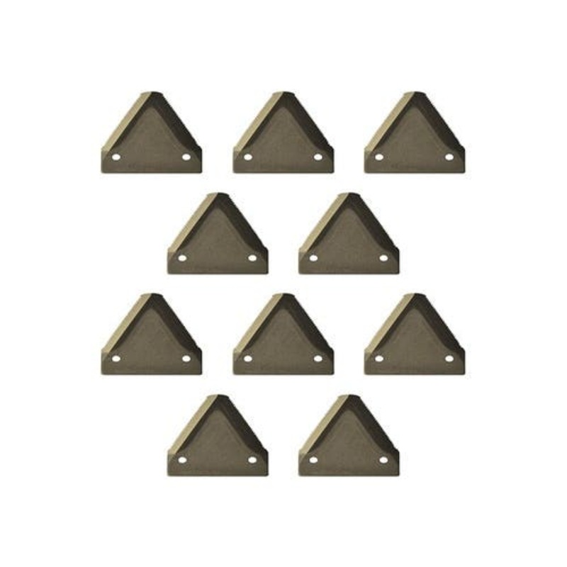 Sickle Section - Under Serrated 10 Pack fits New Holland 469 472 474 479 488 489 492 1465 1495 H457607R1 fits International 457607R3 fits Gehl 060635
