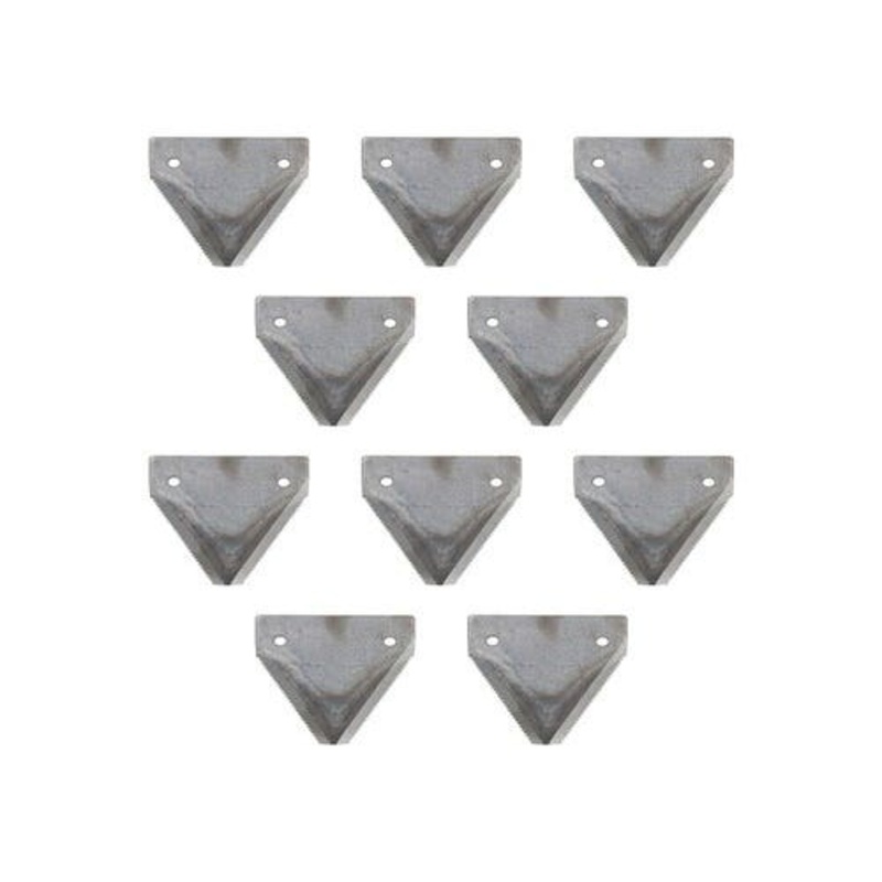 Sickle Section - Under Serrated Black 14 Gauge 10 Pack fits New Holland 1100 907 1118 826723C2 fits International 100 826723C1 fits Case IH 826723C2