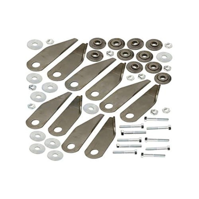 Straw Chopper Knife Kit - Left Hand 10 Pack fits New Holland CR9040 CR9060 CR9070 CR9080 CX8070 CX8080 CX8090 87384918 43263 8378124 412672 87378123
