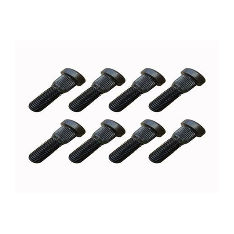 Wheel Stud Kit 8 Pack fits Case 40XT 60XT 70XT 75XT 85XT 90XT 95XT 410 420 430 435 440 445 450 465 450 87618650 339428A3 fits Case IH 191048A2