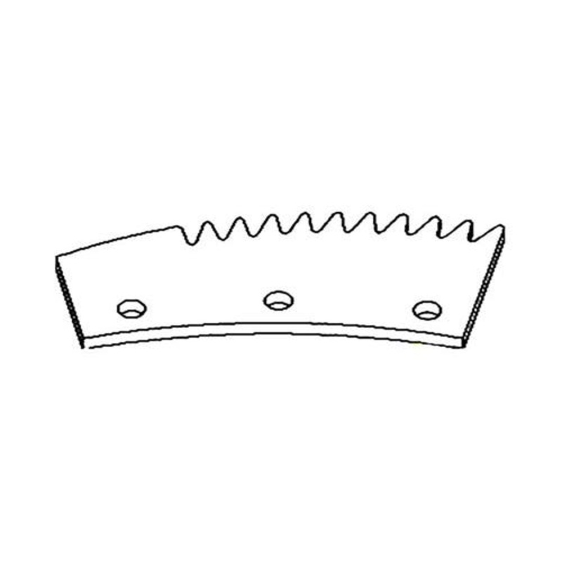 Serrated Rotor Lug - Right Hand fits New Holland CR9040 CR9060 CR9070 CR9080 CR9090 87496791