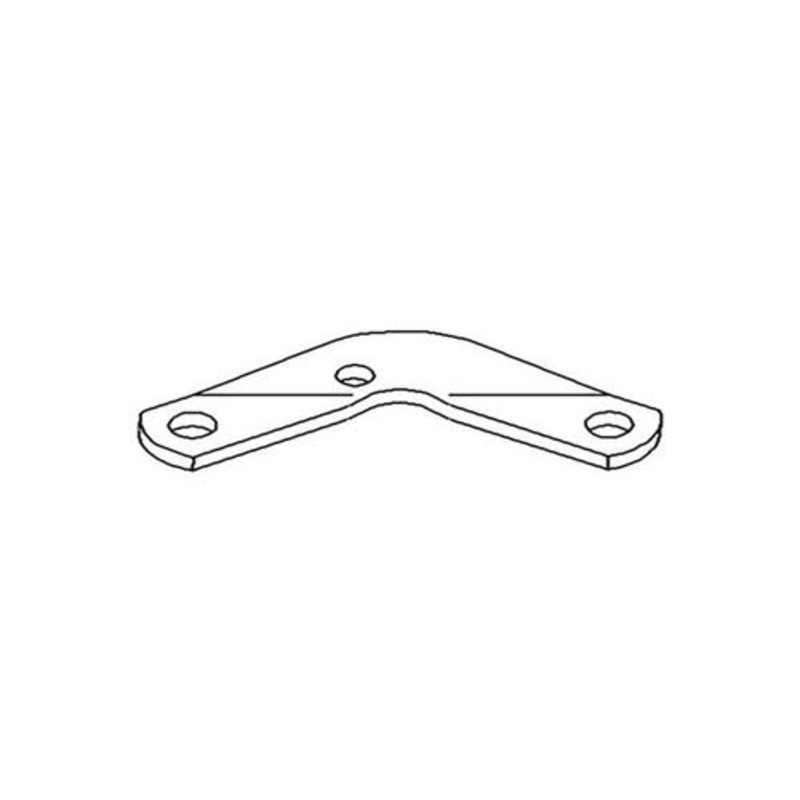 Check Chain Anchor Bracket - Left Hand fits Ford NAA 8N 9N 601 621 641 2000 2100 2110 2120 2300 2310 2600 2610 3000 3500 3600 3610 4000 4110 957E596