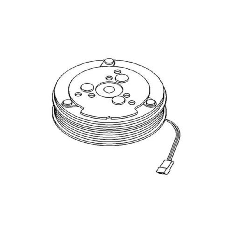 Clutch - Air Conditioning fits Ford 555C 555D 575D 655C 655D 675D 5640 6640 7740 7840 8240 8340 7840 555C 555D 575D 655C 655D 675D F0NN19D649BA
