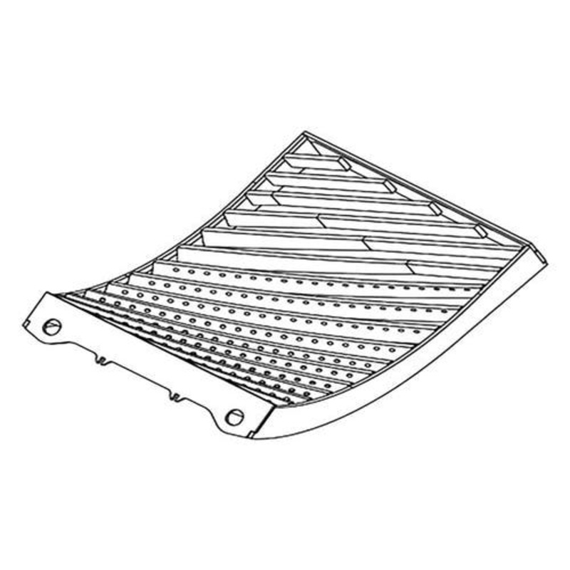 Concave Helical Bar - Right Hand Side fits Case IH AFX8010 7010 7120 8010 8120 8240 8250 9120 86976414HB