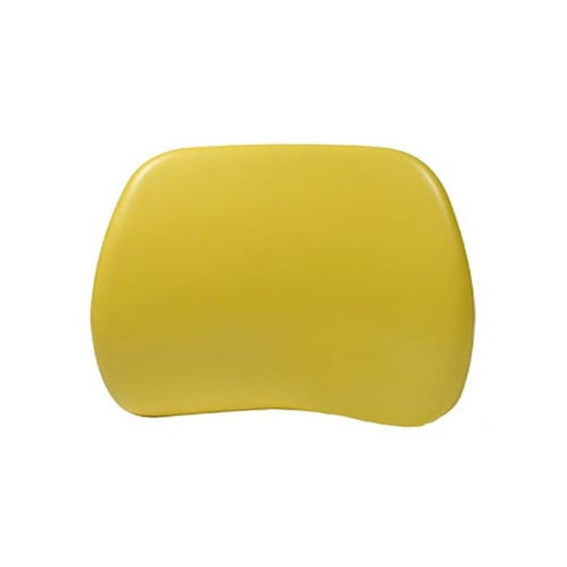 Seat Cushion Backrest - Steel Backed Vinyl Yellow fits John Deere 2550 2750 2950 2955 4030 4050 4230 4250 4320 4430 4450 4455 4755 4955 8100 AR81168