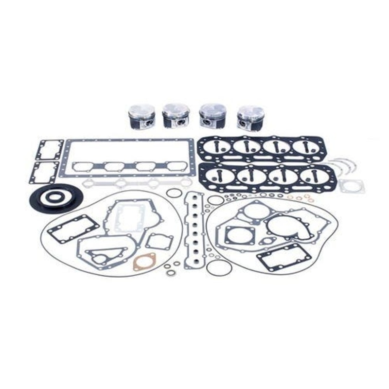 Engine Rebuild Kit - Less Bearings - .020" Oversize Pistons fits New Holland TC40 TC40D TC40DA T2310 fits Case fits Ford fits Case IH fits Shibaura