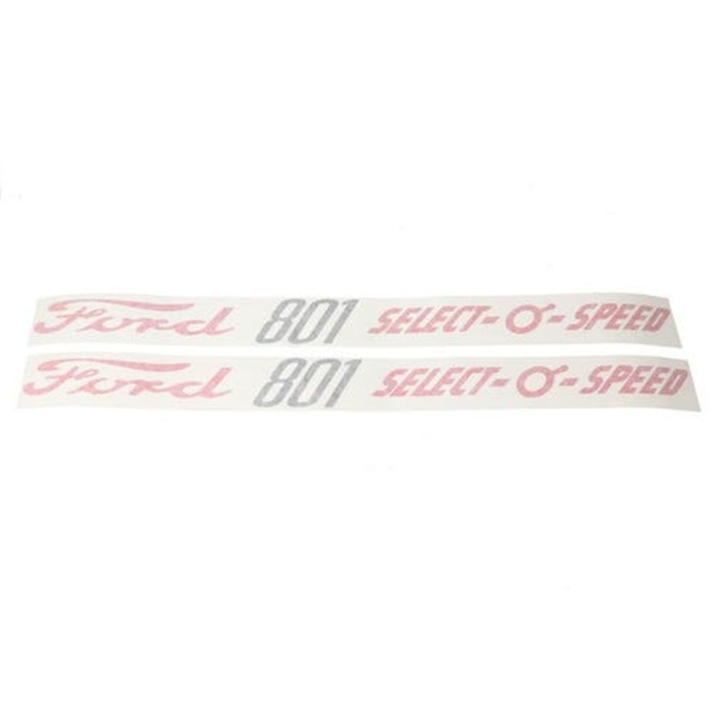 Hood Decal Set Select-O-Speed Vinyl fits Ford 801