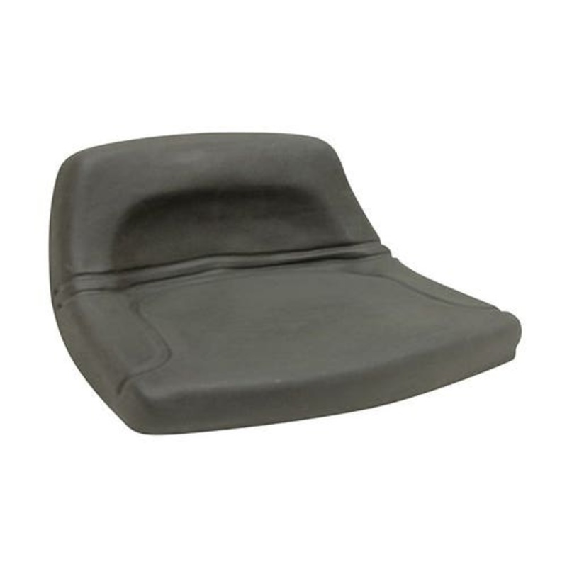 Pan Seat Low Back Steel Vinyl Black