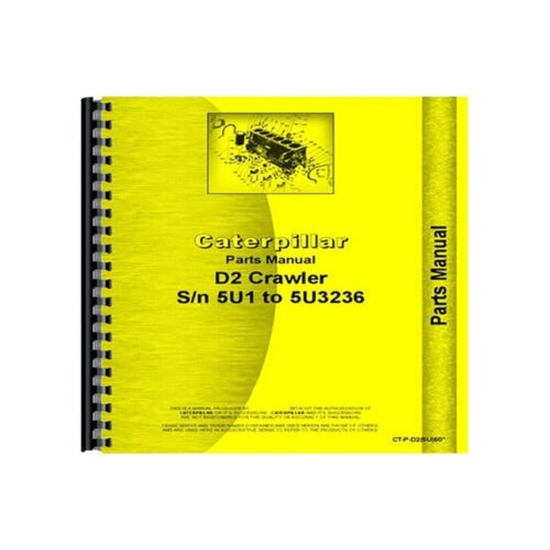 Parts Manual fits Caterpillar D2 D2