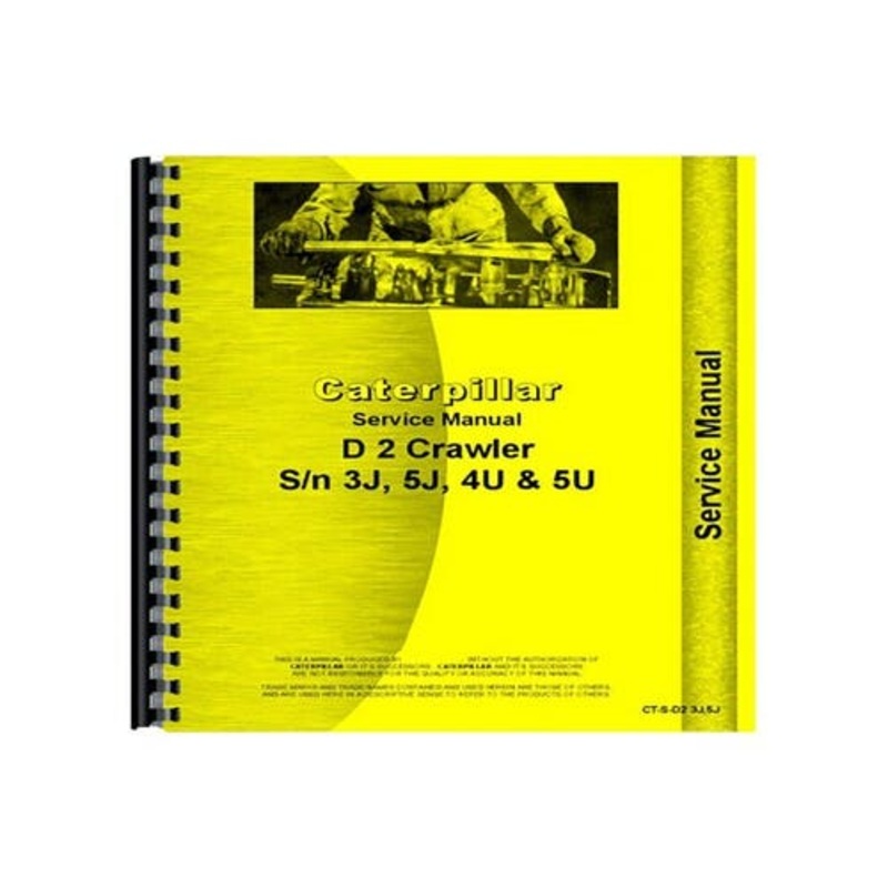 Service Manual fits Caterpillar D2 D2