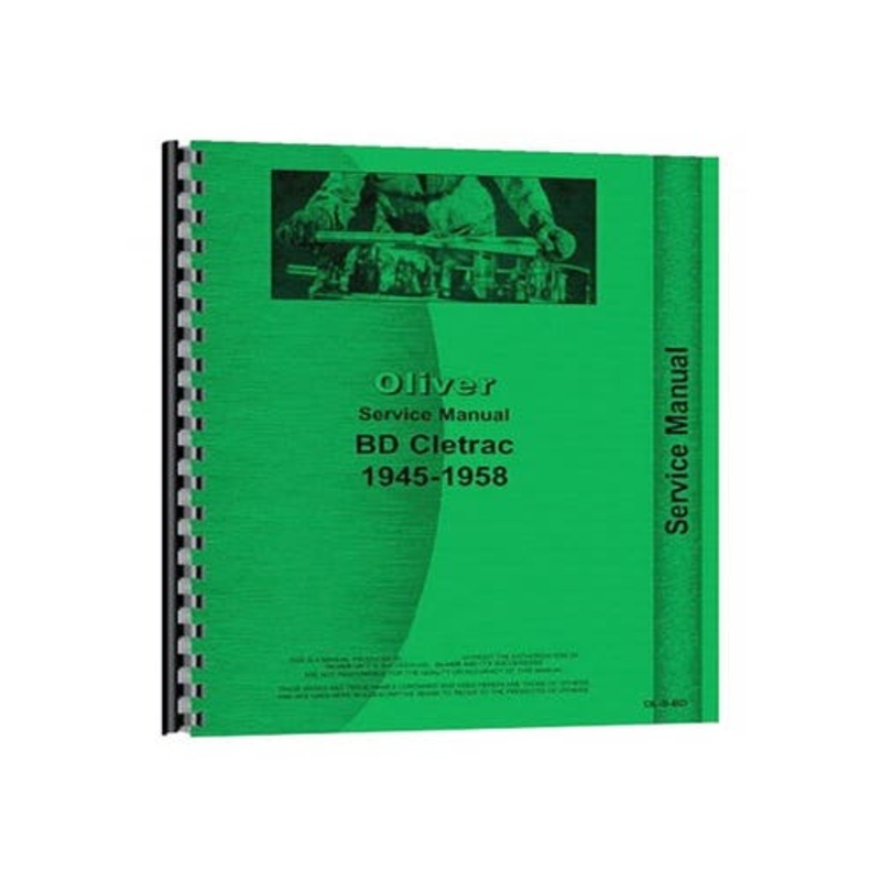Service Manual fits Oliver BD