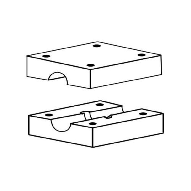 Straw Walker Wood Bearing Block Set fits International 915 166067C91