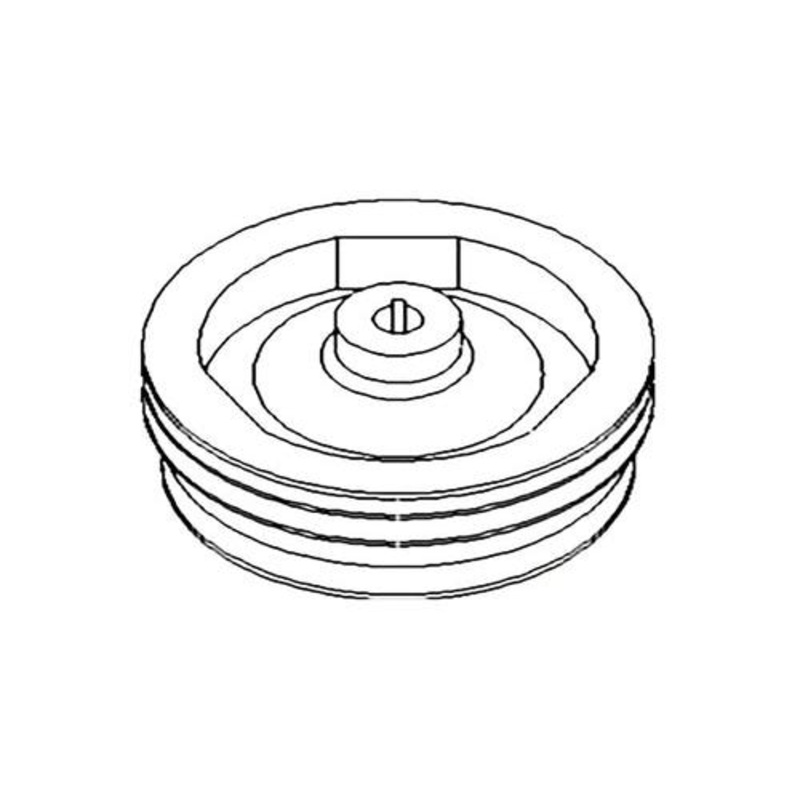 Auxiliary Pump Pulley Drive fits Case IH 2166 2366 122949A1