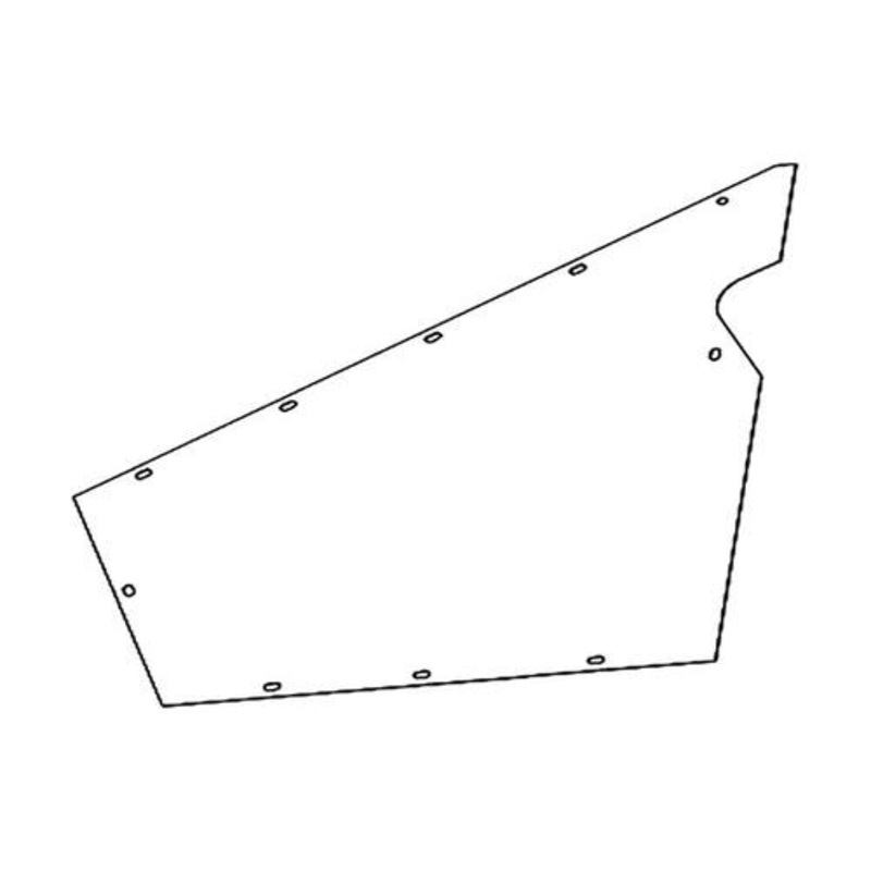 Grain Elevator Head Inclined Panel Right Hand fits Case IH 1680 1688 2188 2377 2388 2577 2588 1321095C1