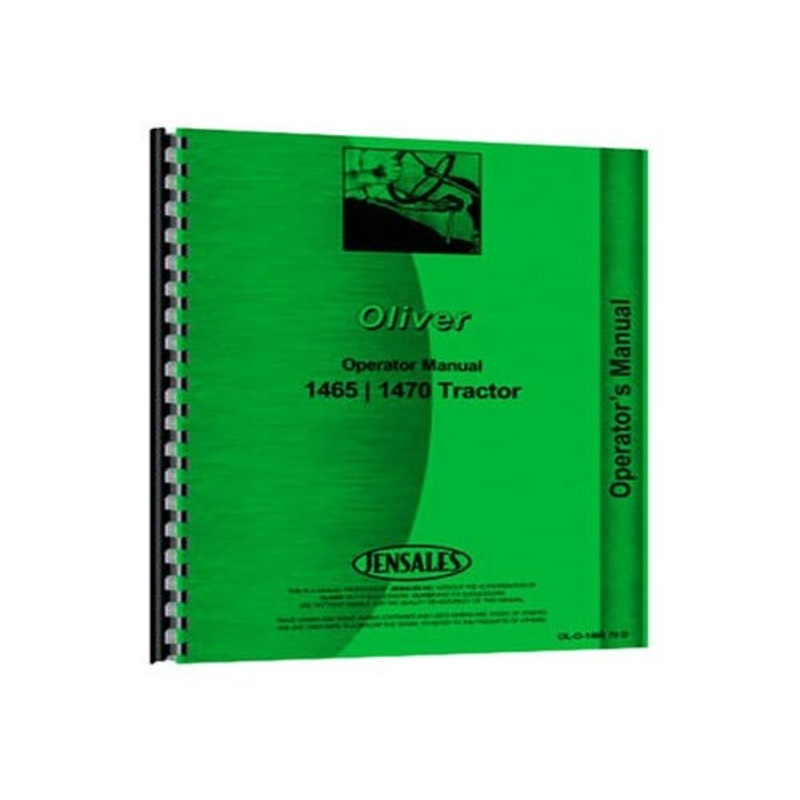 Operator's Manual fits Oliver 1465 1470