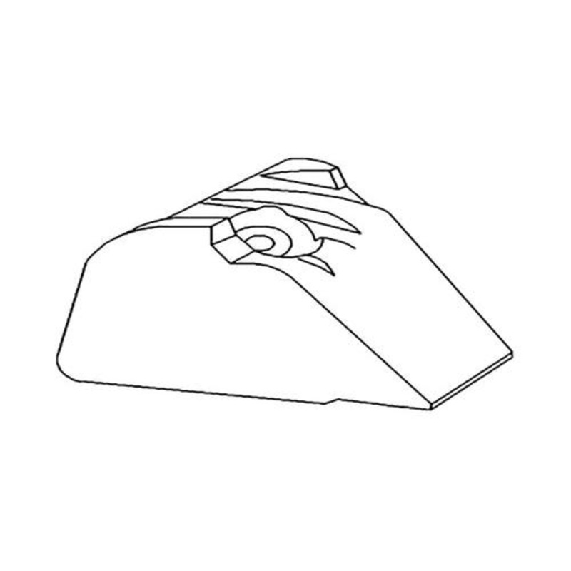 Rasp Bar with Spike Set of 2 fits Case IH 5088 6088 7010 7088 7120 8010 8120 9120 87368806