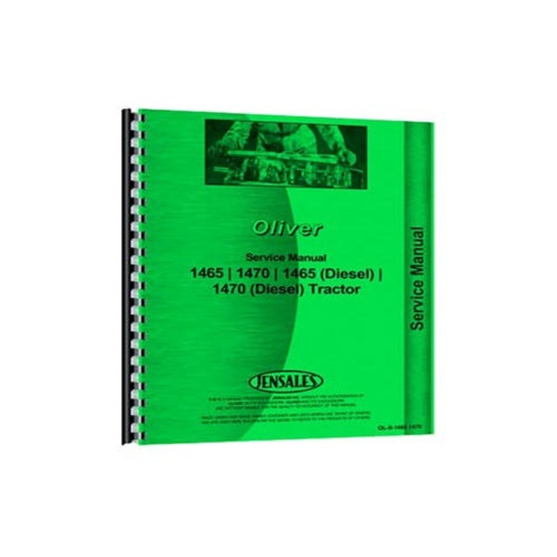 Service Manual fits Oliver 1465 1470