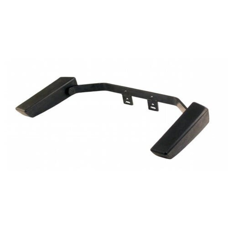 Arm Rest Set - Molded Duratex Black fits John Deere fits Massey Ferguson fits Ford fits Kubota fits Hesston fits Zetor fits David Brown fits Belarus