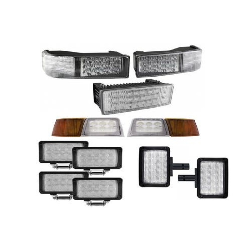 LED Flood Beam Light Kit fits Case IH MX180 MX200 MX210 MX220 MX230 MX240 MX255 MX270 MX285 8302262