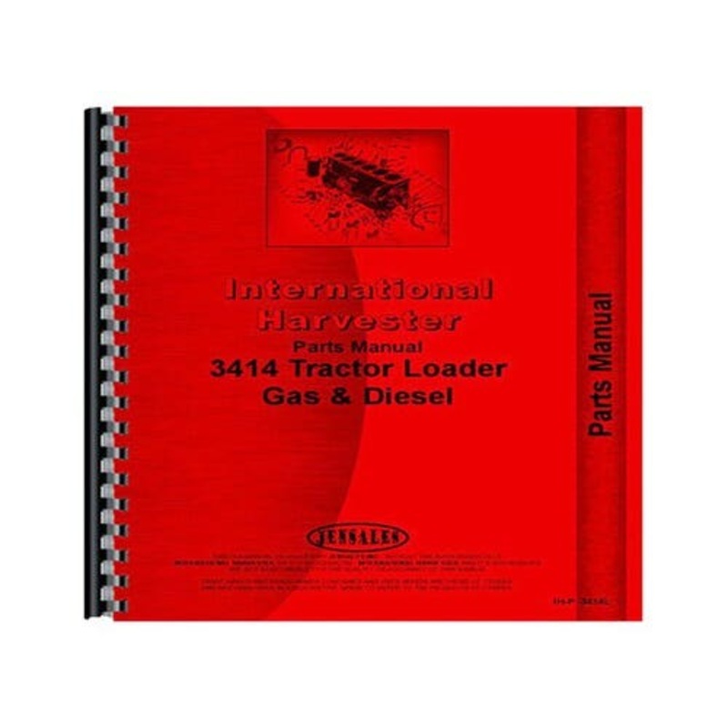Parts Manual fits International 3414 3414