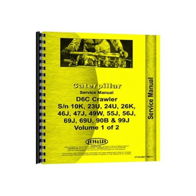 Service Manual fits Caterpillar D6 D6